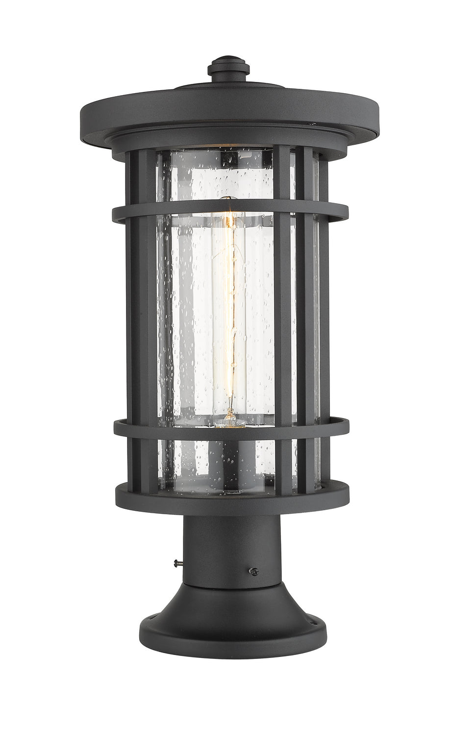 Z-Lite - 570PHB-553PM-BK - One Light Outdoor Pier Mount - Jordan - Black