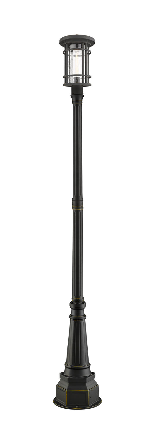 Z-Lite - 570PHB-564P-ORB - One Light Outdoor Post Mounted Fixture - Jordan - Oil Rubbed Bronze