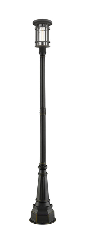 Z-Lite - 570PHB-564P-ORB - One Light Outdoor Post Mounted Fixture - Jordan - Oil Rubbed Bronze