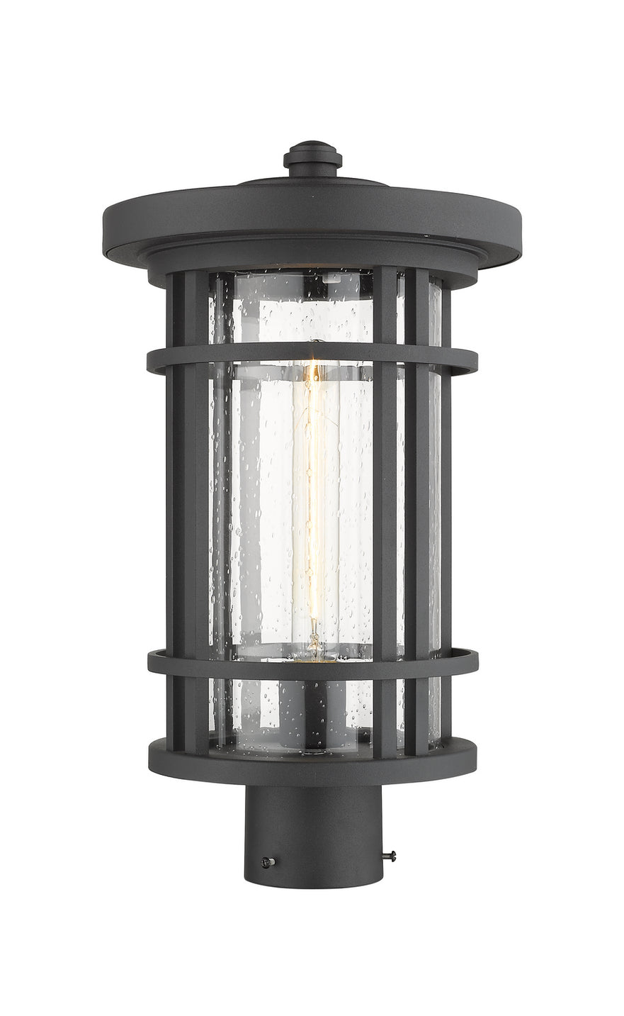 Z-Lite - 570PHB-BK - One Light Outdoor Post Mount Fixture - Jordan - Black