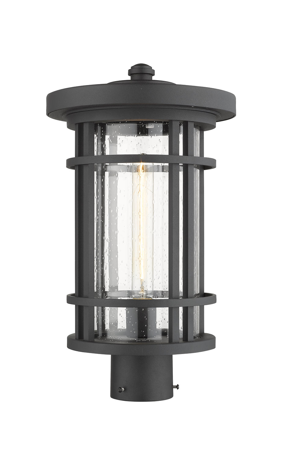 Z-Lite - 570PHB-BK - One Light Outdoor Post Mount Fixture - Jordan - Black