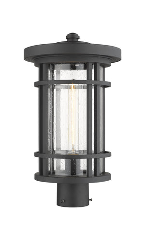 Z-Lite - 570PHB-BK - One Light Outdoor Post Mount Fixture - Jordan - Black