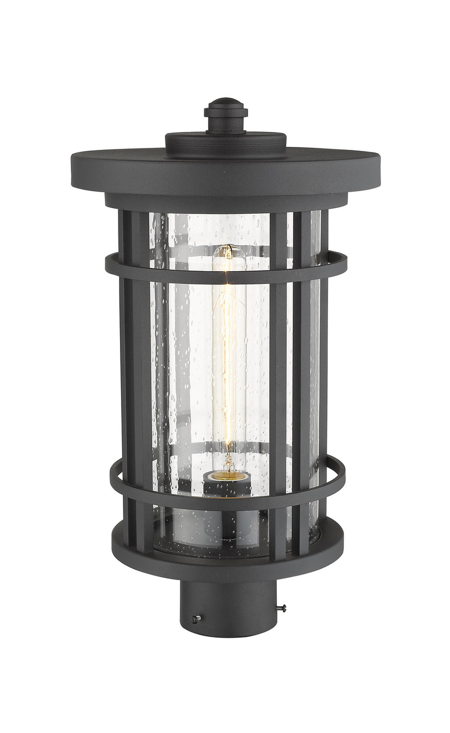 Z-Lite - 570PHB-BK - One Light Outdoor Post Mount Fixture - Jordan - Black