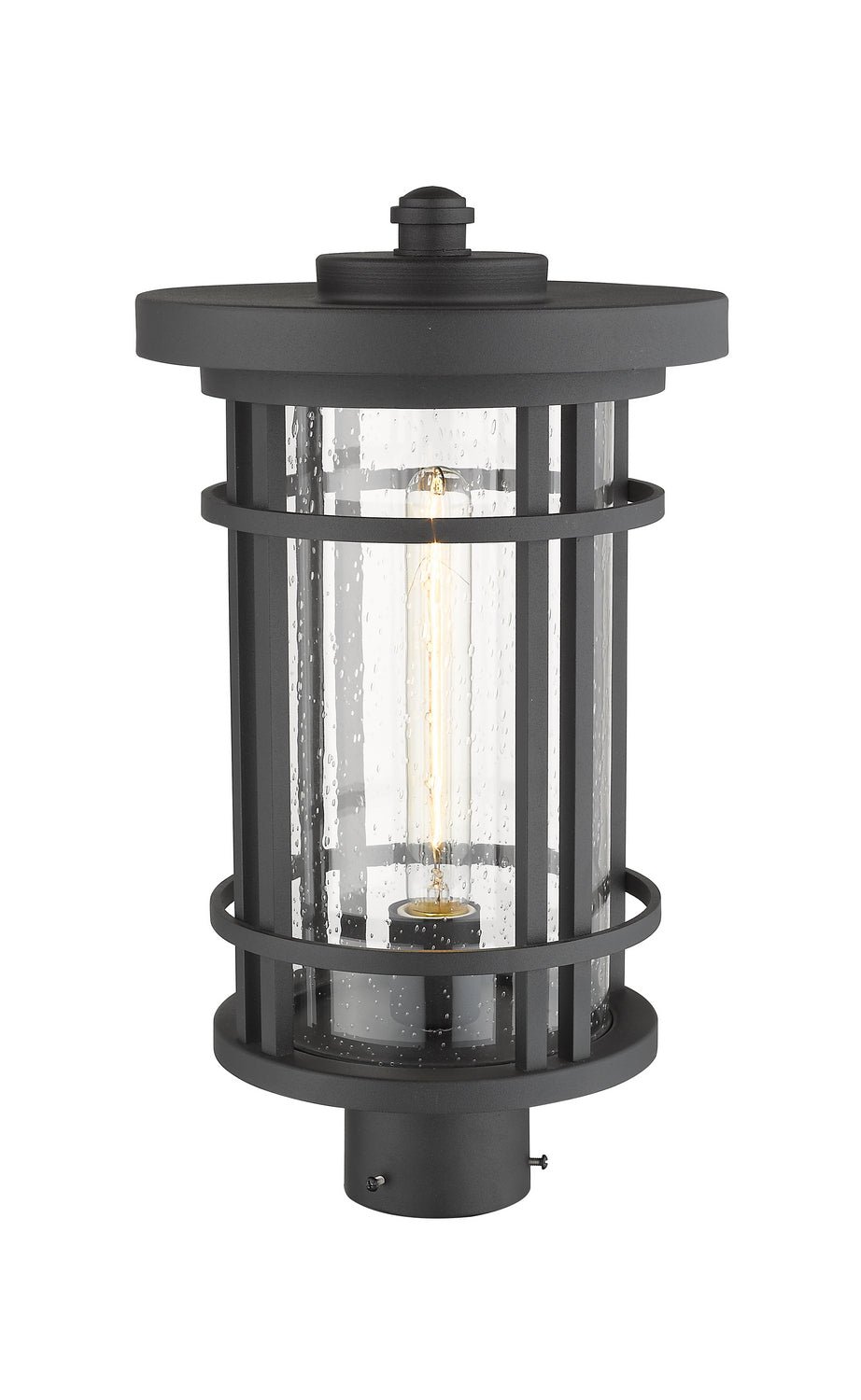 Z-Lite - 570PHB-BK - One Light Outdoor Post Mount Fixture - Jordan - Black