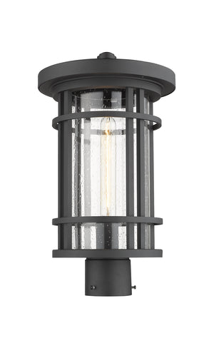 Z-Lite - 570PHB-BK - One Light Outdoor Post Mount - Jordan - Black