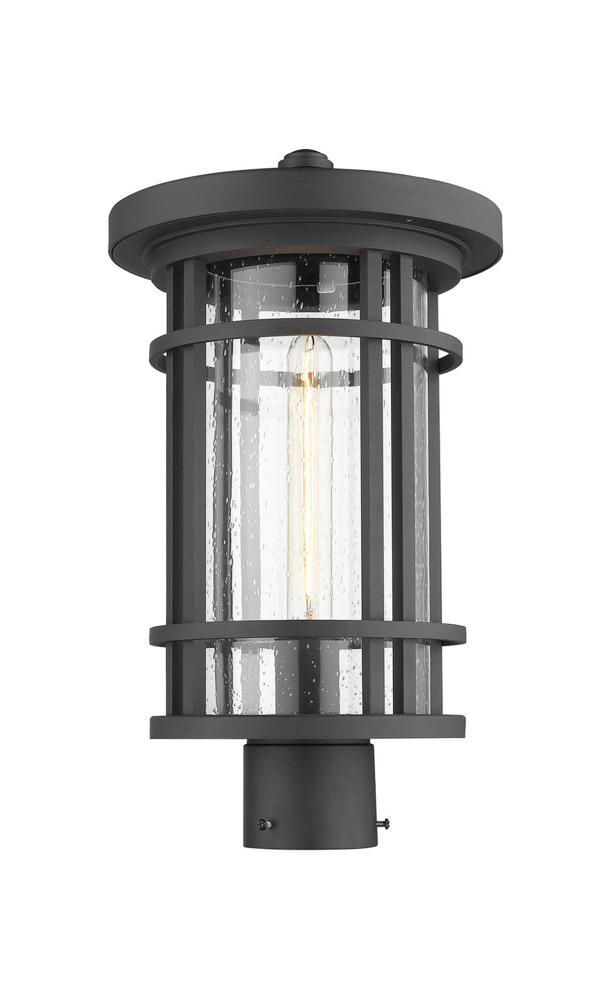 Z-Lite - 570PHB-BK - One Light Outdoor Post Mount Fixture - Jordan - Black