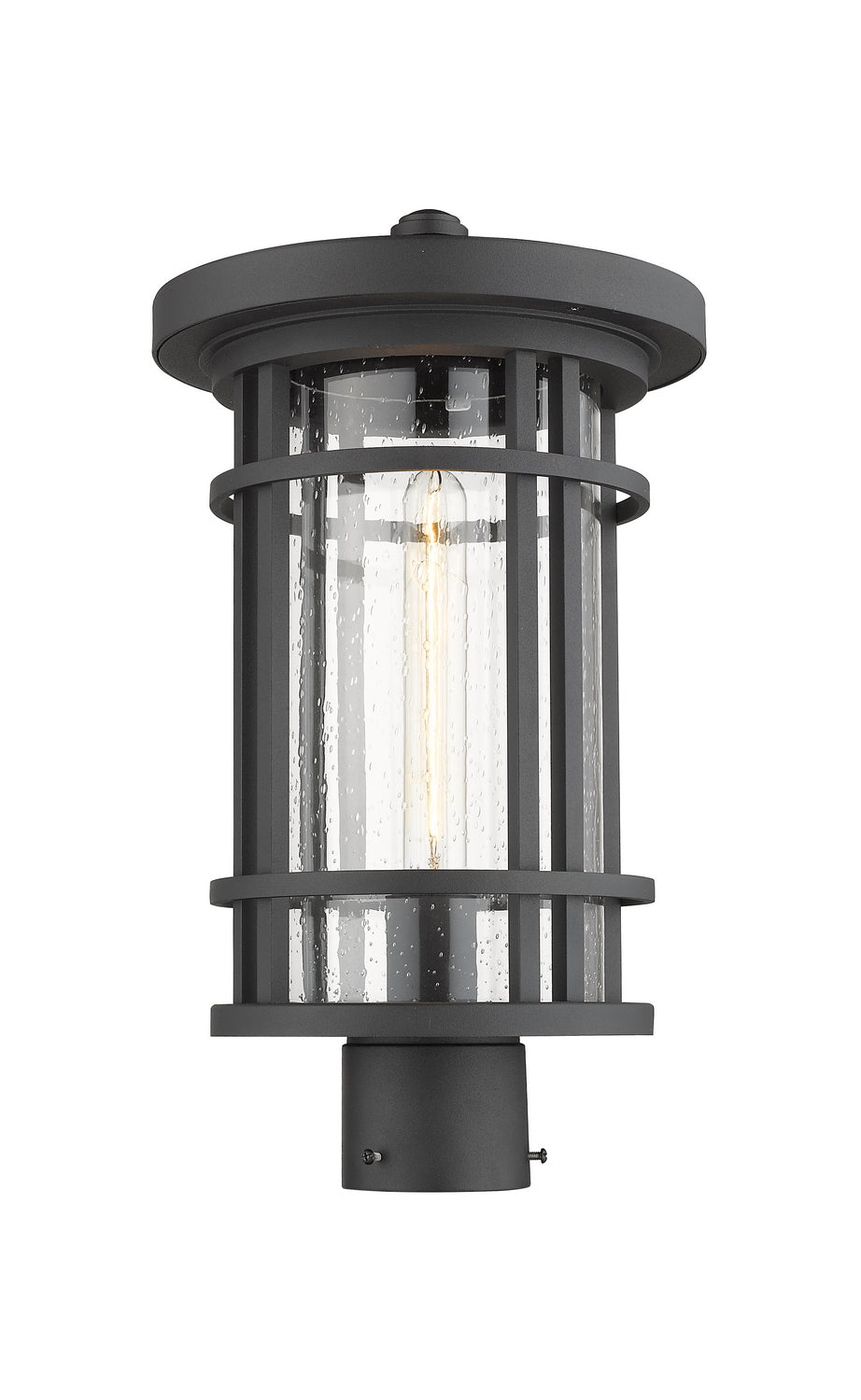 Z-Lite - 570PHB-BK - One Light Outdoor Post Mount Fixture - Jordan - Black