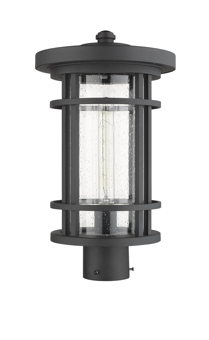 Z-Lite - 570PHB-BK - One Light Outdoor Post Mount Fixture - Jordan - Black