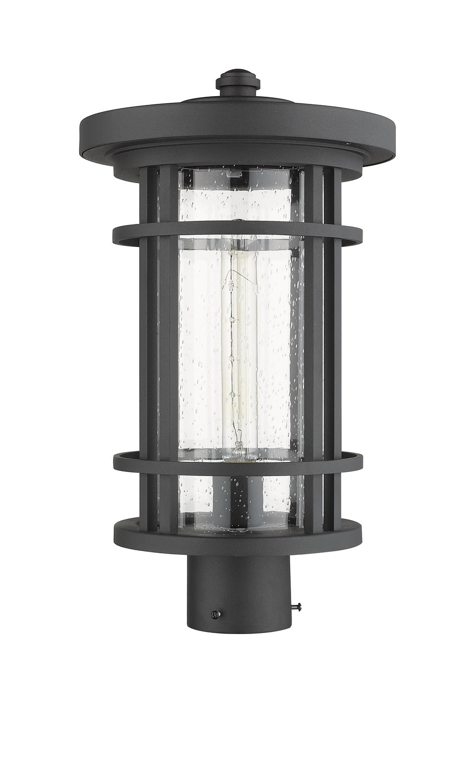 Z-Lite - 570PHB-BK - One Light Outdoor Post Mount Fixture - Jordan - Black