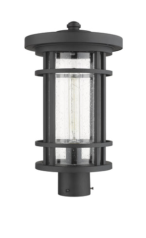 Z-Lite - 570PHB-BK - One Light Outdoor Post Mount Fixture - Jordan - Black