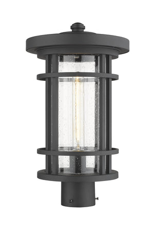 Z-Lite - 570PHB-BK - One Light Outdoor Post Mount - Jordan - Black