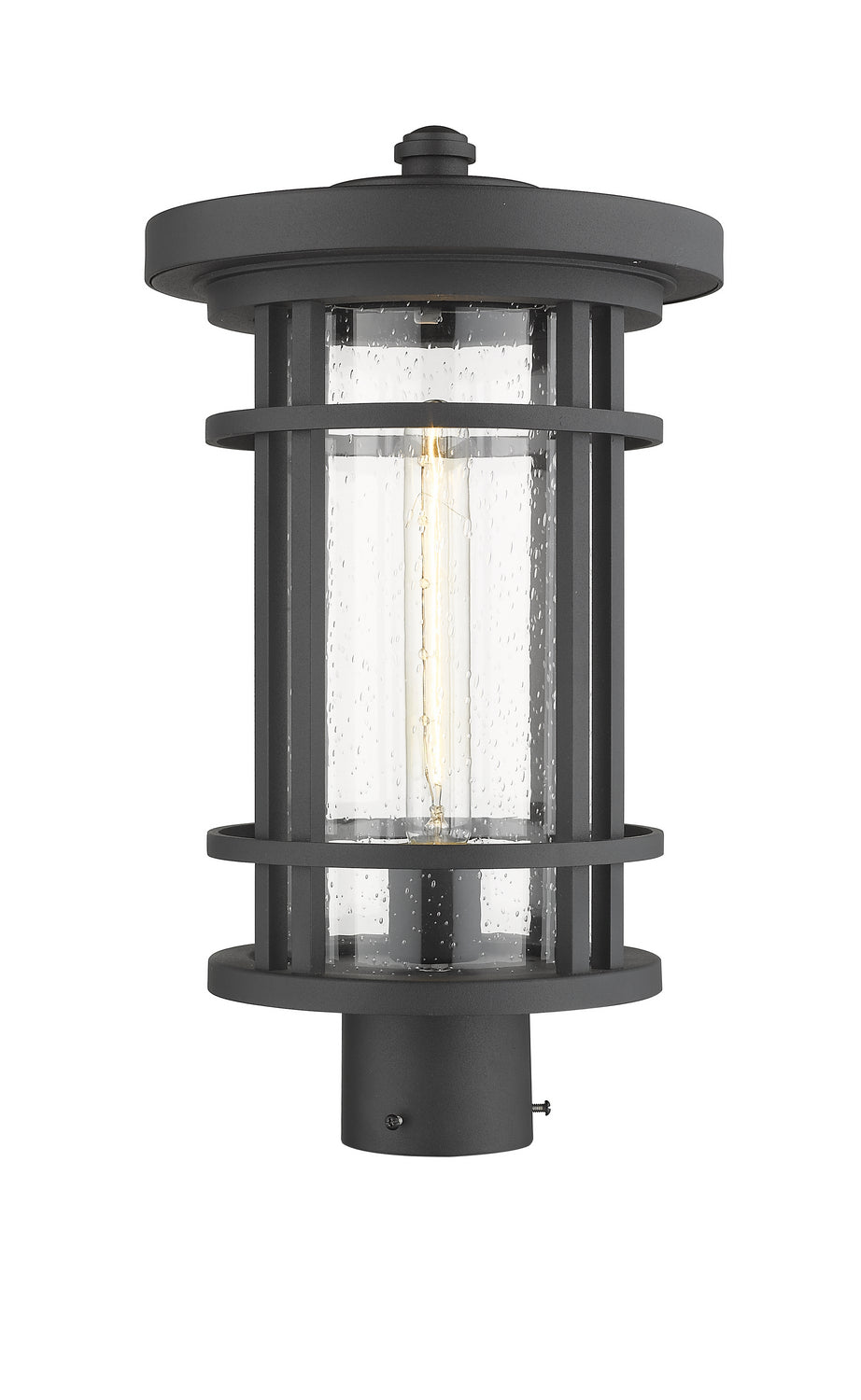 Z-Lite - 570PHB-BK - One Light Outdoor Post Mount - Jordan - Black