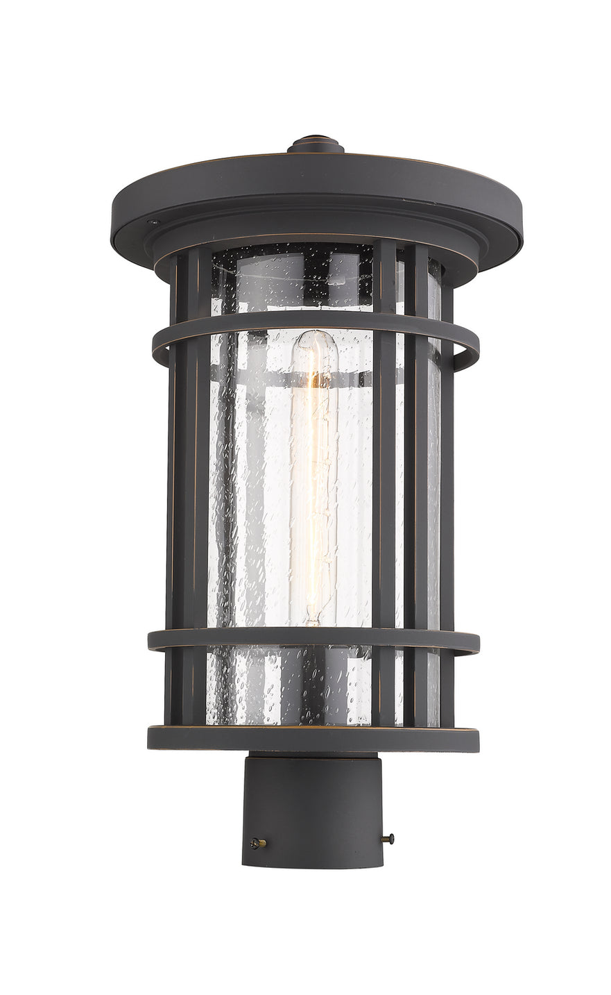Z-Lite - 570PHB-ORB - One Light Outdoor Post Mount Fixture - Jordan - Oil Rubbed Bronze