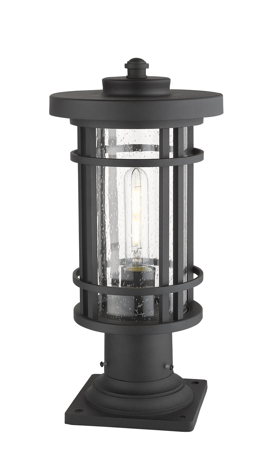 Z-Lite - 570PHM-533PM-BK - One Light Outdoor Pier Mounted Fixture - Jordan - Black