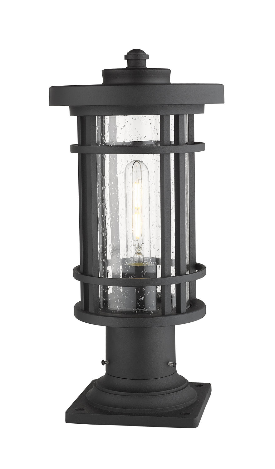 Z-Lite - 570PHM-533PM-BK - One Light Outdoor Pier Mount - Jordan - Black