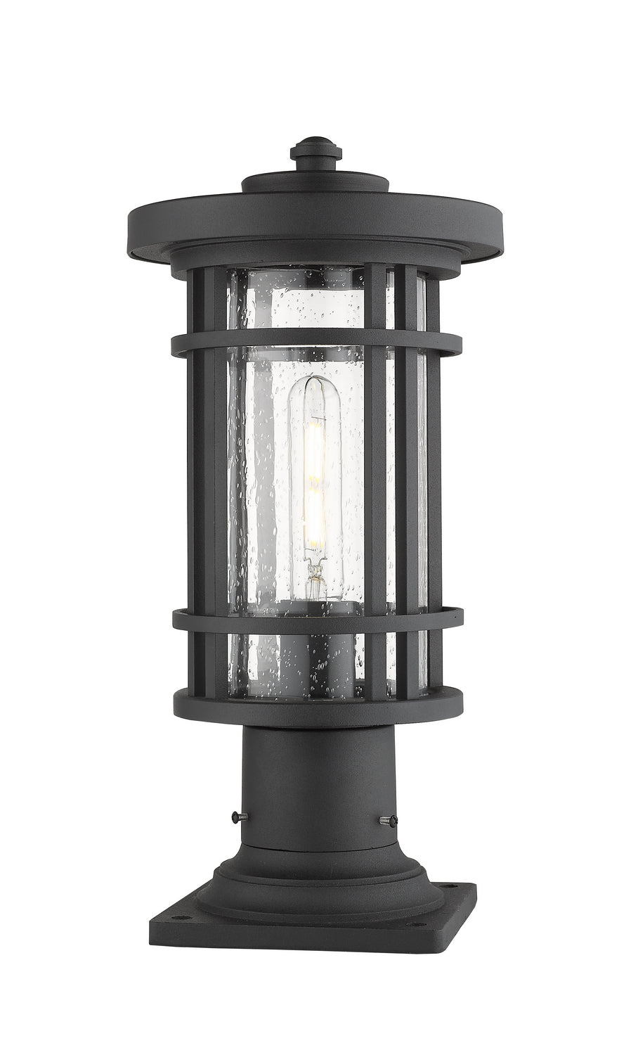 Z-Lite - 570PHM-533PM-BK - One Light Outdoor Pier Mount - Jordan - Black