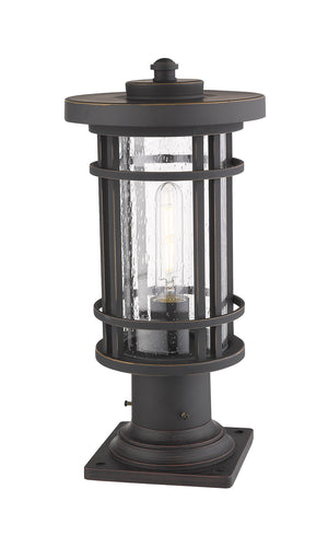 Z-Lite - 570PHM-533PM-ORB - One Light Outdoor Pier Mount - Jordan - Oil Rubbed Bronze