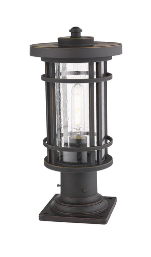 Z-Lite - 570PHM-533PM-ORB - One Light Outdoor Pier Mounted Fixture - Jordan - Oil Rubbed Bronze