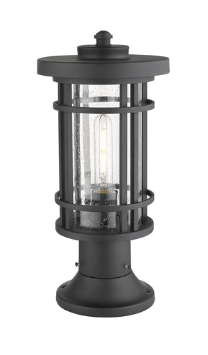 Z-Lite - 570PHM-553PM-BK - One Light Outdoor Pier Mounted Fixture - Jordan - Black