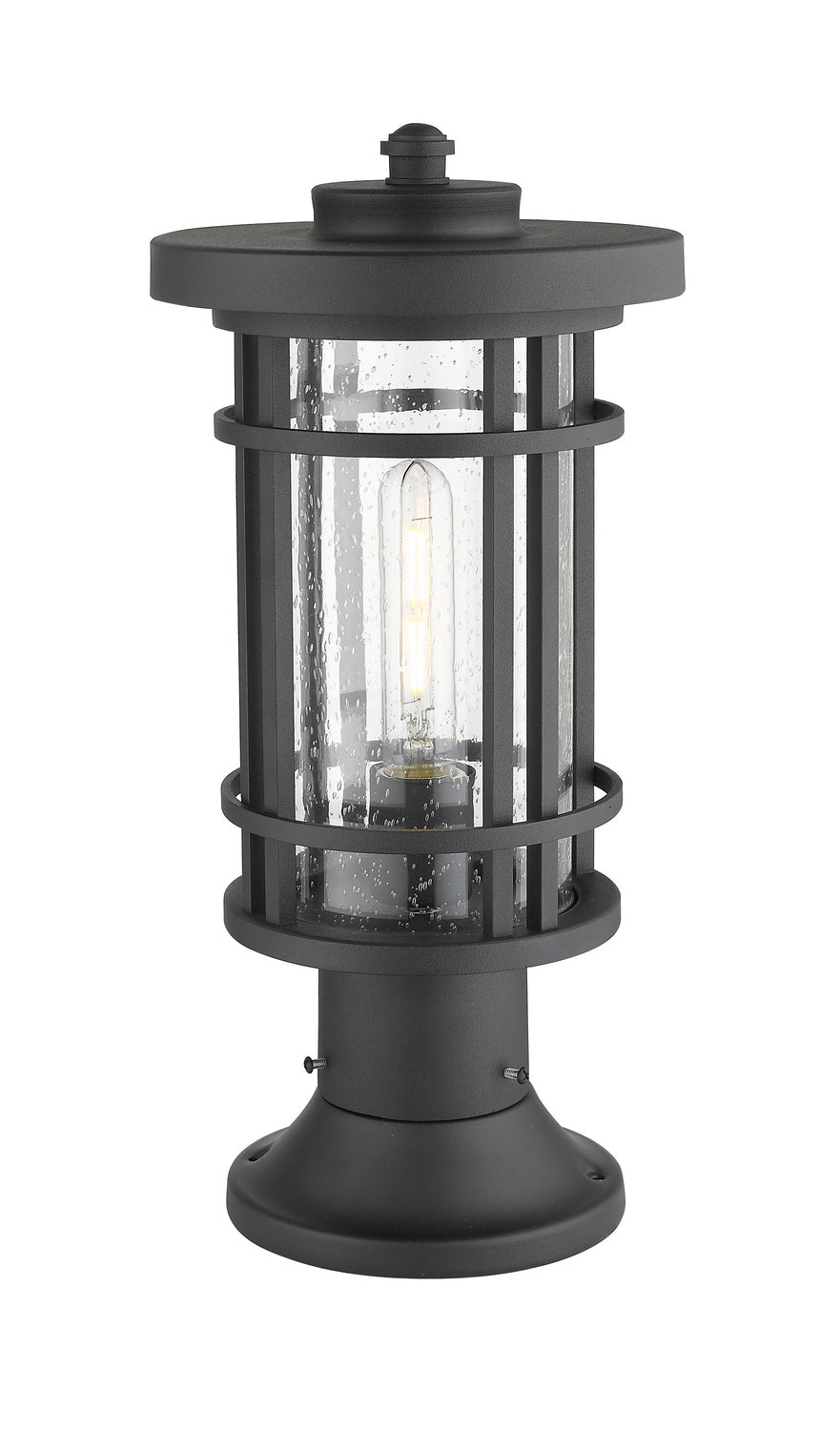 Z-Lite - 570PHM-553PM-BK - One Light Outdoor Pier Mounted Fixture - Jordan - Black