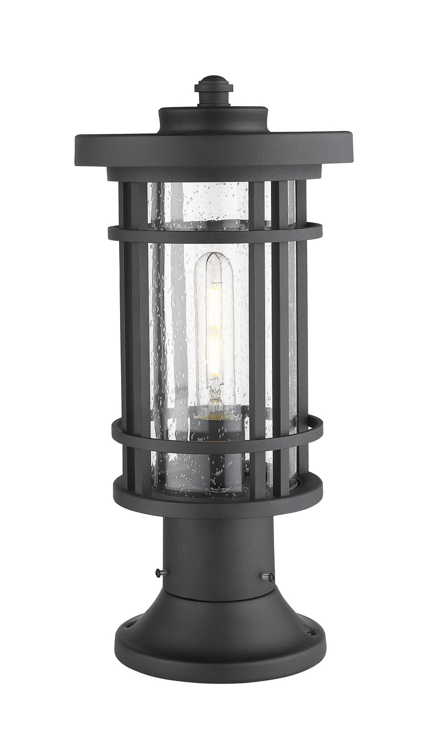 Z-Lite - 570PHM-553PM-BK - One Light Outdoor Pier Mounted Fixture - Jordan - Black