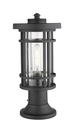 Z-Lite - 570PHM-553PM-BK - One Light Outdoor Pier Mounted Fixture - Jordan - Black