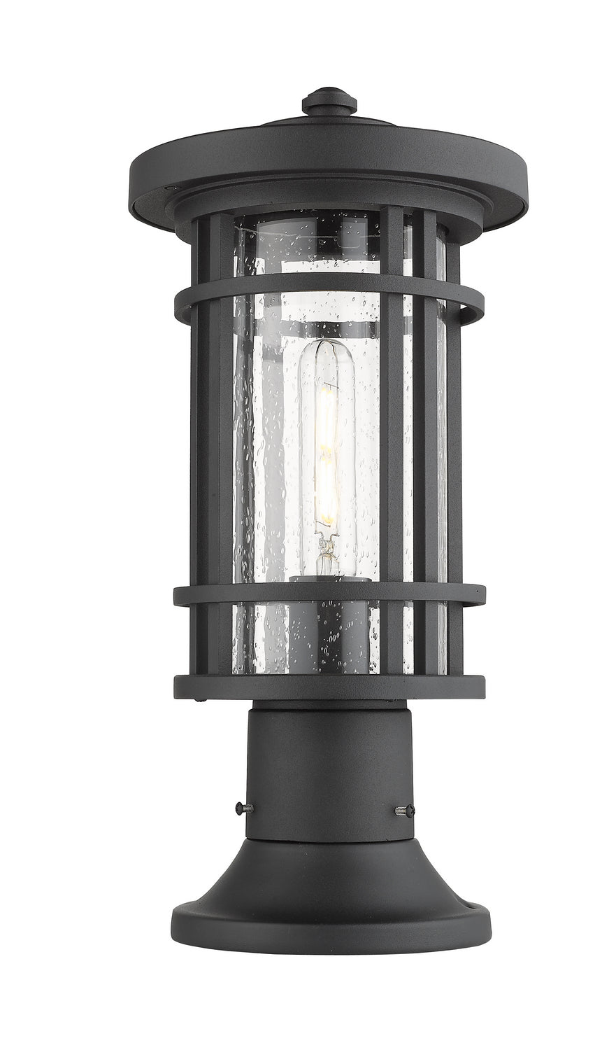 Z-Lite - 570PHM-553PM-BK - One Light Outdoor Pier Mounted Fixture - Jordan - Black