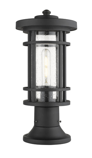 Z-Lite - 570PHM-553PM-BK - One Light Outdoor Pier Mounted Fixture - Jordan - Black