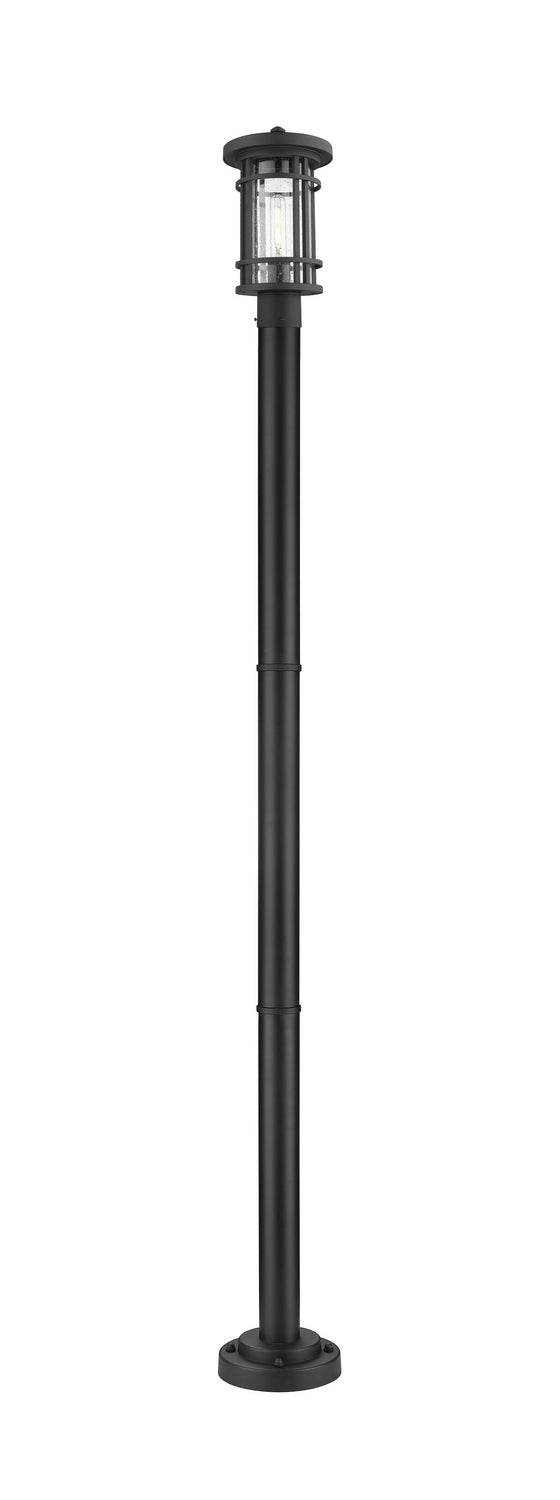 Z-Lite - 570PHM-567P-BK - One Light Outdoor Post Mounted Fixture - Jordan - Black