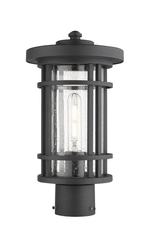 Z-Lite - 570PHM-BK - One Light Outdoor Post Mount - Jordan - Black