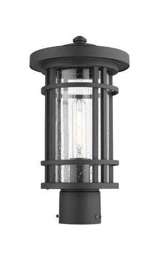Z-Lite - 570PHM-BK - One Light Outdoor Post Mount Fixture - Jordan - Black