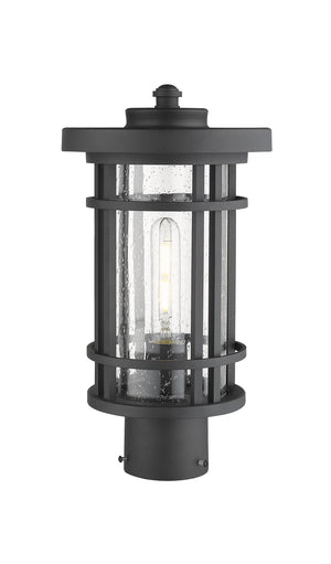Z-Lite - 570PHM-BK - One Light Outdoor Post Mount Fixture - Jordan - Black