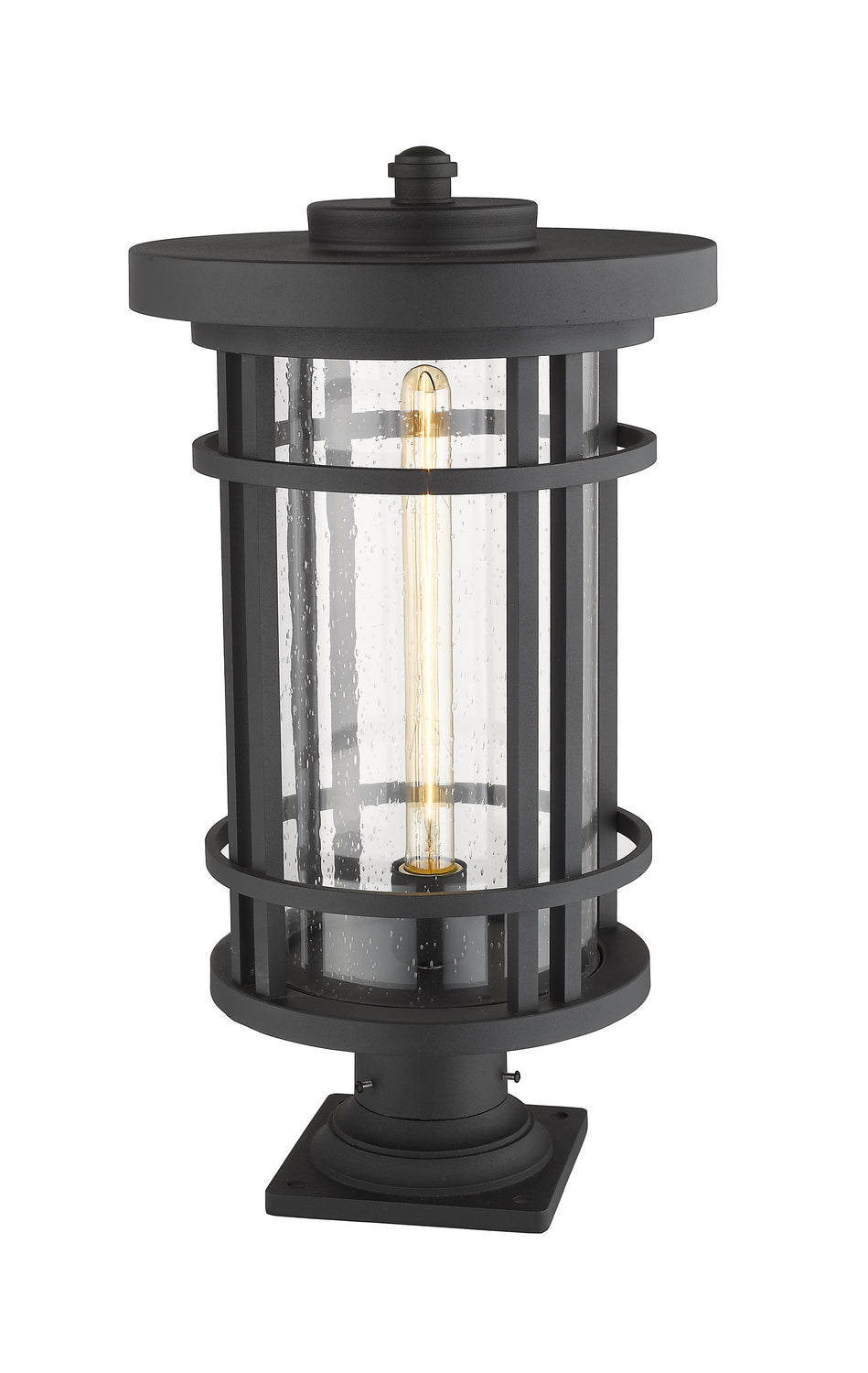 Z-Lite - 570PHXL-533PM-BK - One Light Outdoor Pier Mounted Fixture - Jordan - Black