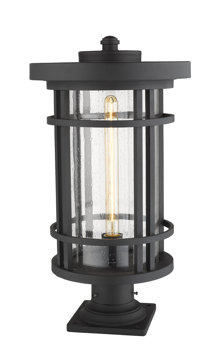 Z-Lite - 570PHXL-533PM-BK - One Light Outdoor Pier Mounted Fixture - Jordan - Black