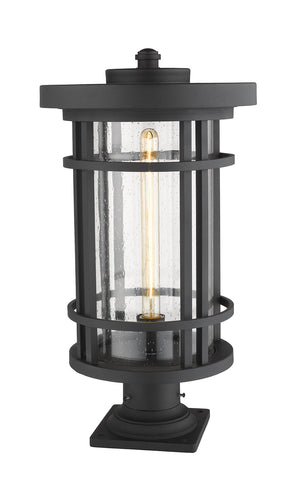 Z-Lite - 570PHXL-533PM-BK - One Light Outdoor Pier Mounted Fixture - Jordan - Black