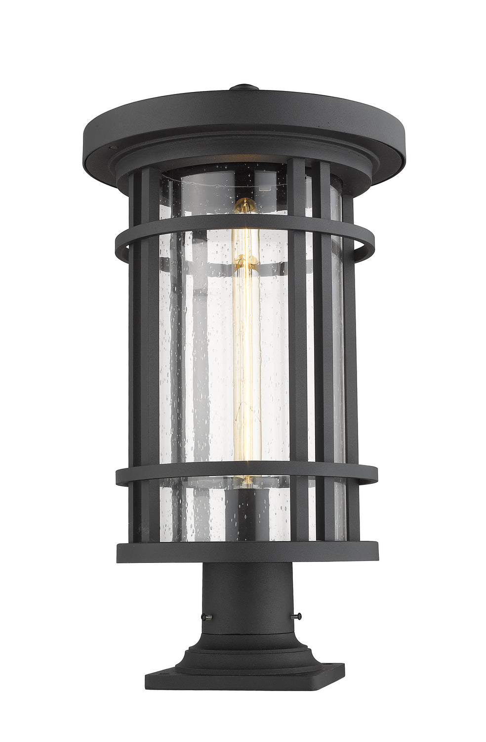 Z-Lite - 570PHXL-533PM-BK - One Light Outdoor Pier Mounted Fixture - Jordan - Black