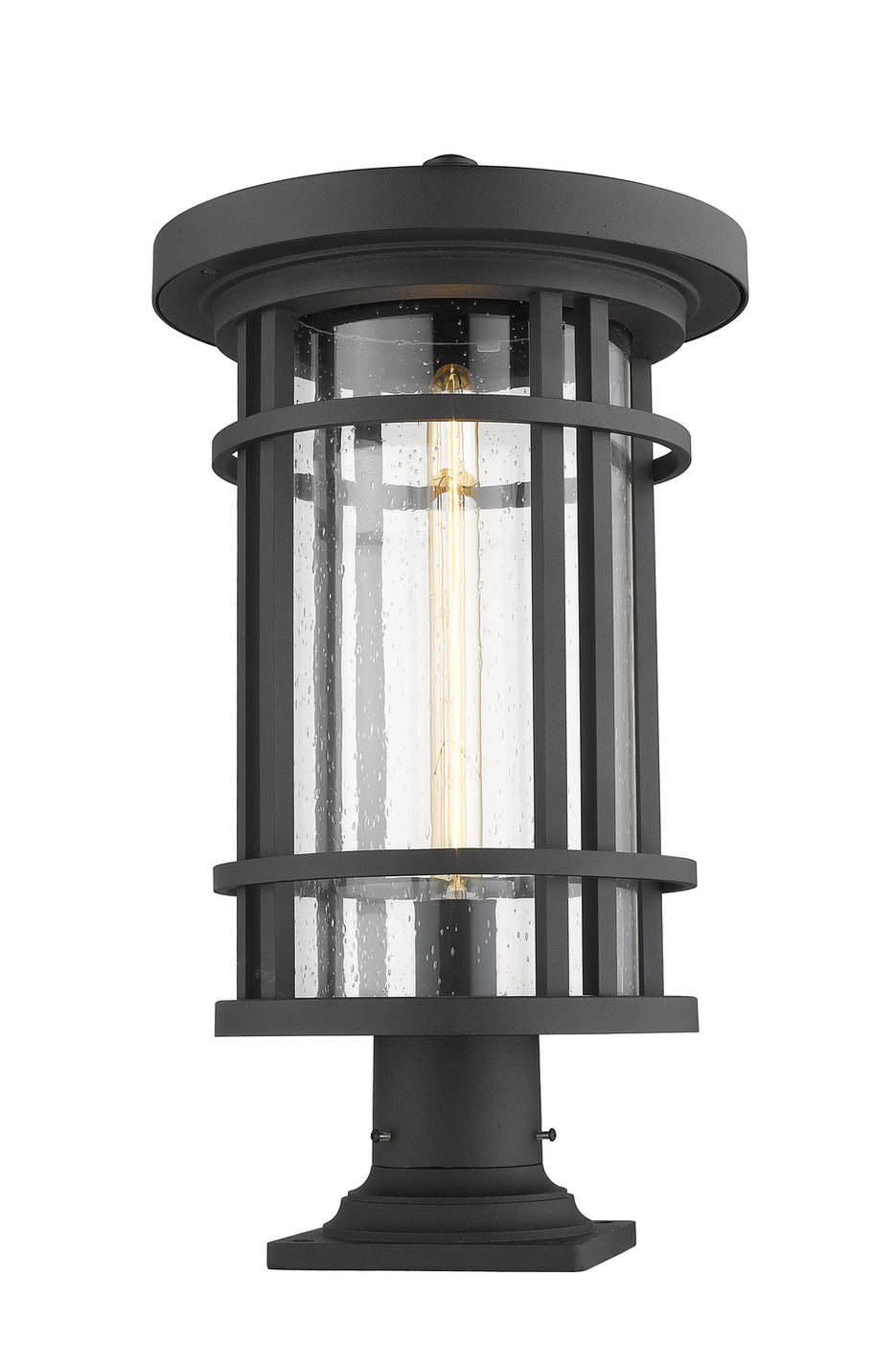 Z-Lite - 570PHXL-533PM-BK - One Light Outdoor Pier Mounted Fixture - Jordan - Black