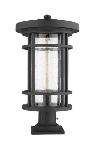 Z-Lite - 570PHXL-533PM-BK - One Light Outdoor Pier Mounted Fixture - Jordan - Black