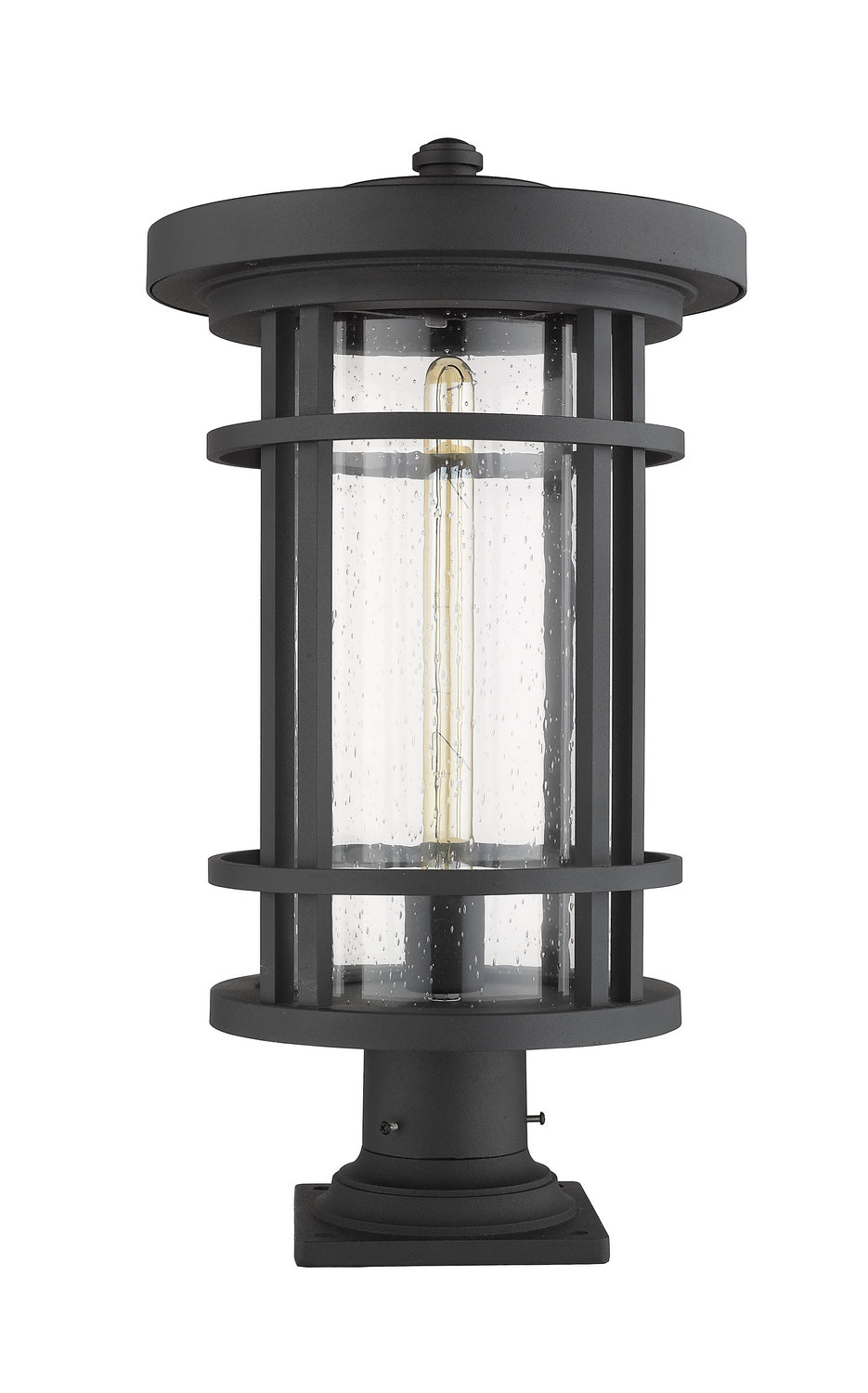 Z-Lite - 570PHXL-533PM-BK - One Light Outdoor Pier Mounted Fixture - Jordan - Black