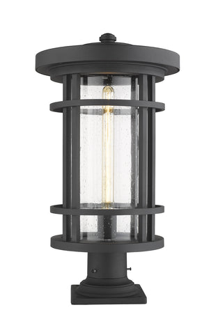 Z-Lite - 570PHXL-533PM-BK - One Light Outdoor Pier Mounted Fixture - Jordan - Black
