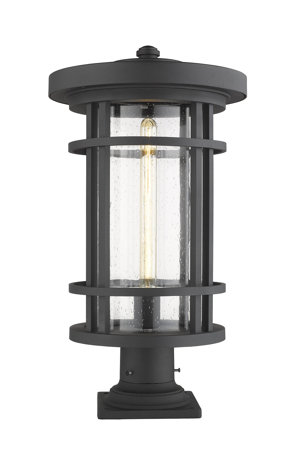 Z-Lite - 570PHXL-533PM-BK - One Light Outdoor Pier Mounted Fixture - Jordan - Black