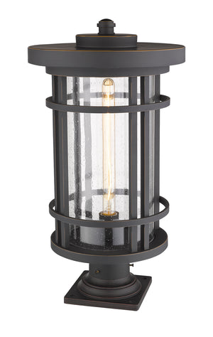 Z-Lite - 570PHXL-533PM-ORB - One Light Outdoor Pier Mounted Fixture - Jordan - Oil Rubbed Bronze