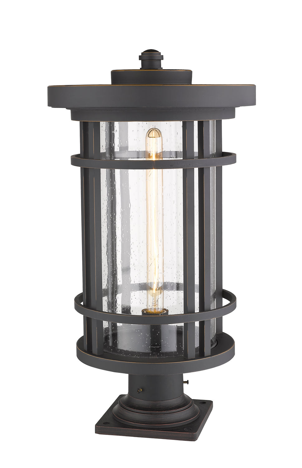 Z-Lite - 570PHXL-533PM-ORB - One Light Outdoor Pier Mount - Jordan - Oil Rubbed Bronze