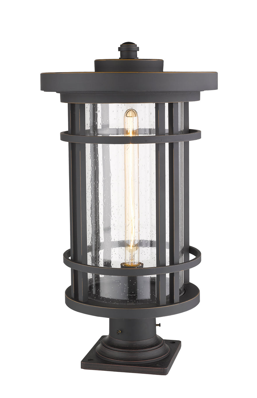 Z-Lite - 570PHXL-533PM-ORB - One Light Outdoor Pier Mounted Fixture - Jordan - Oil Rubbed Bronze