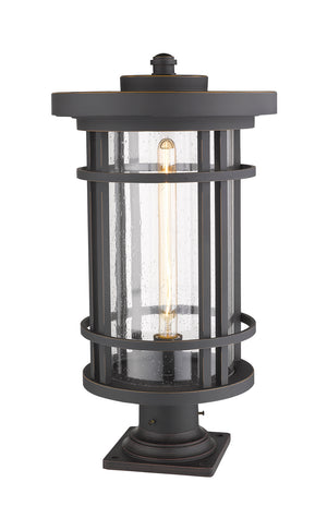 Z-Lite - 570PHXL-533PM-ORB - One Light Outdoor Pier Mounted Fixture - Jordan - Oil Rubbed Bronze