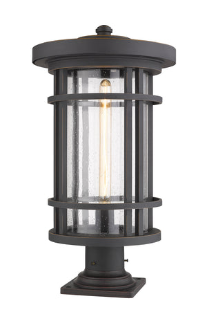 Z-Lite - 570PHXL-533PM-ORB - One Light Outdoor Pier Mount - Jordan - Oil Rubbed Bronze