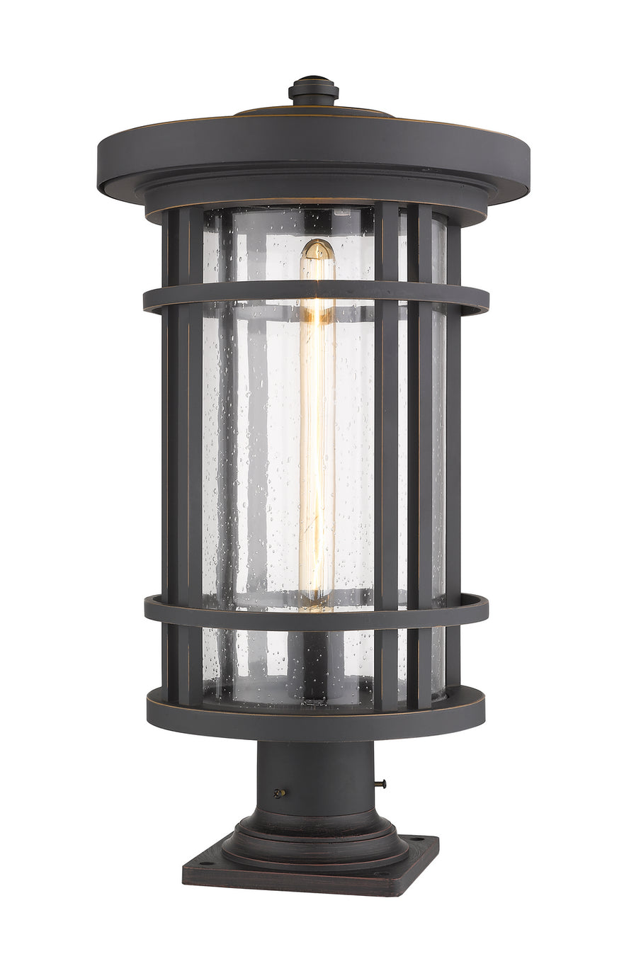 Z-Lite - 570PHXL-533PM-ORB - One Light Outdoor Pier Mounted Fixture - Jordan - Oil Rubbed Bronze