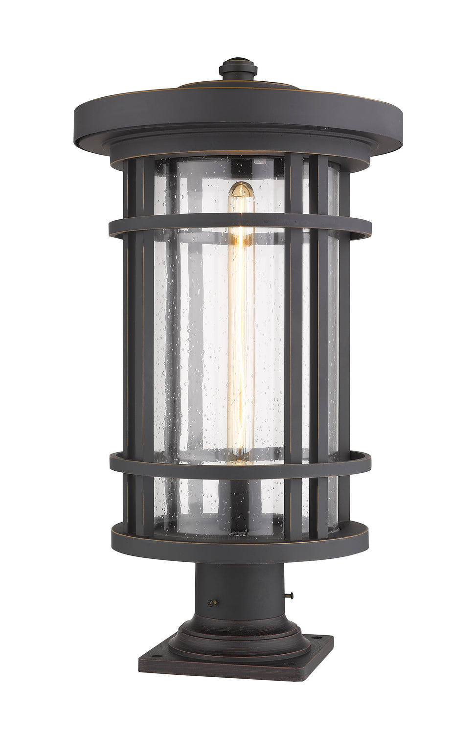 Z-Lite - 570PHXL-533PM-ORB - One Light Outdoor Pier Mounted Fixture - Jordan - Oil Rubbed Bronze