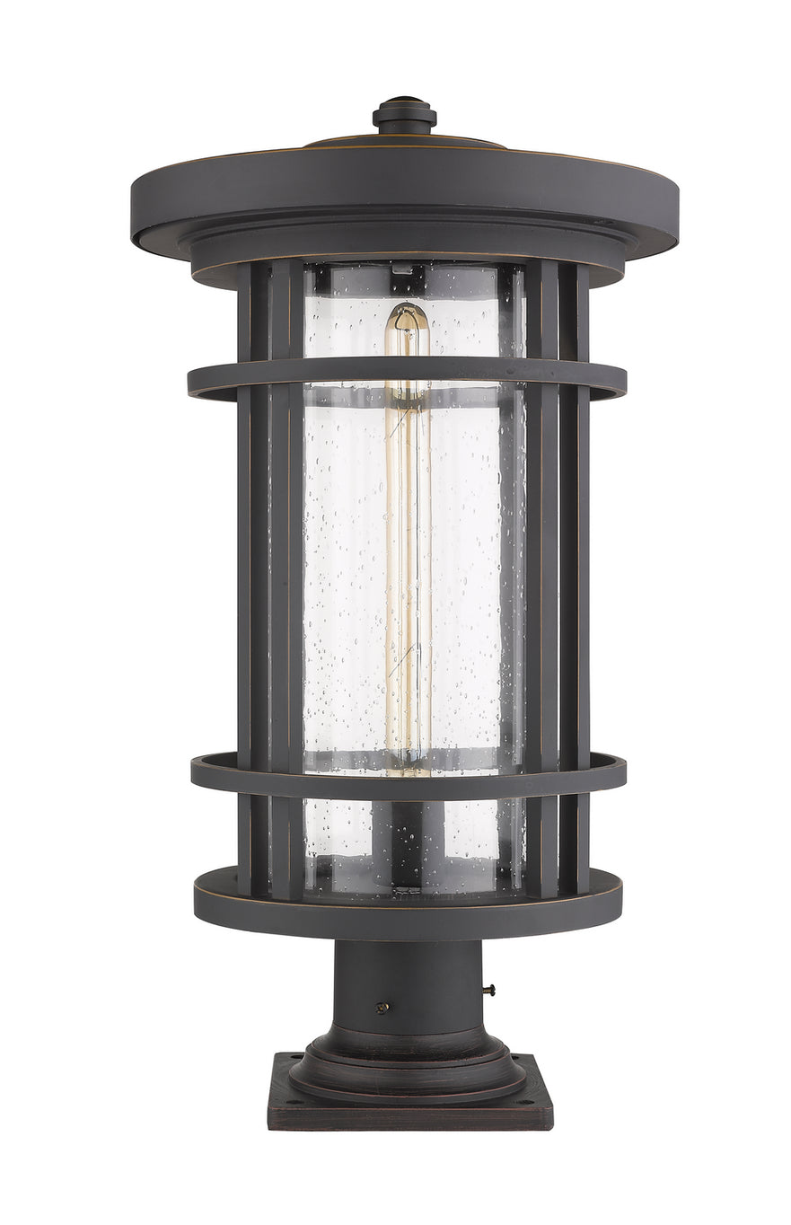 Z-Lite - 570PHXL-533PM-ORB - One Light Outdoor Pier Mounted Fixture - Jordan - Oil Rubbed Bronze