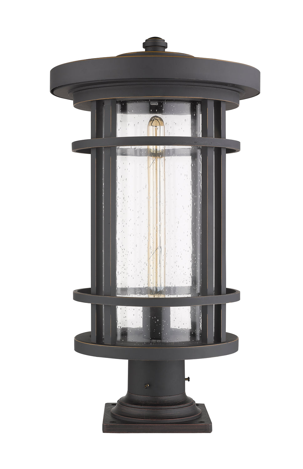 Z-Lite - 570PHXL-533PM-ORB - One Light Outdoor Pier Mounted Fixture - Jordan - Oil Rubbed Bronze